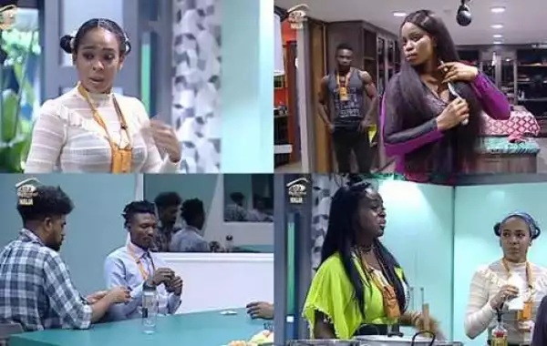 #BBNaija Day 30: Housemates Battle Fear, Superstition, Phobia with Disgusting Food (Photos)